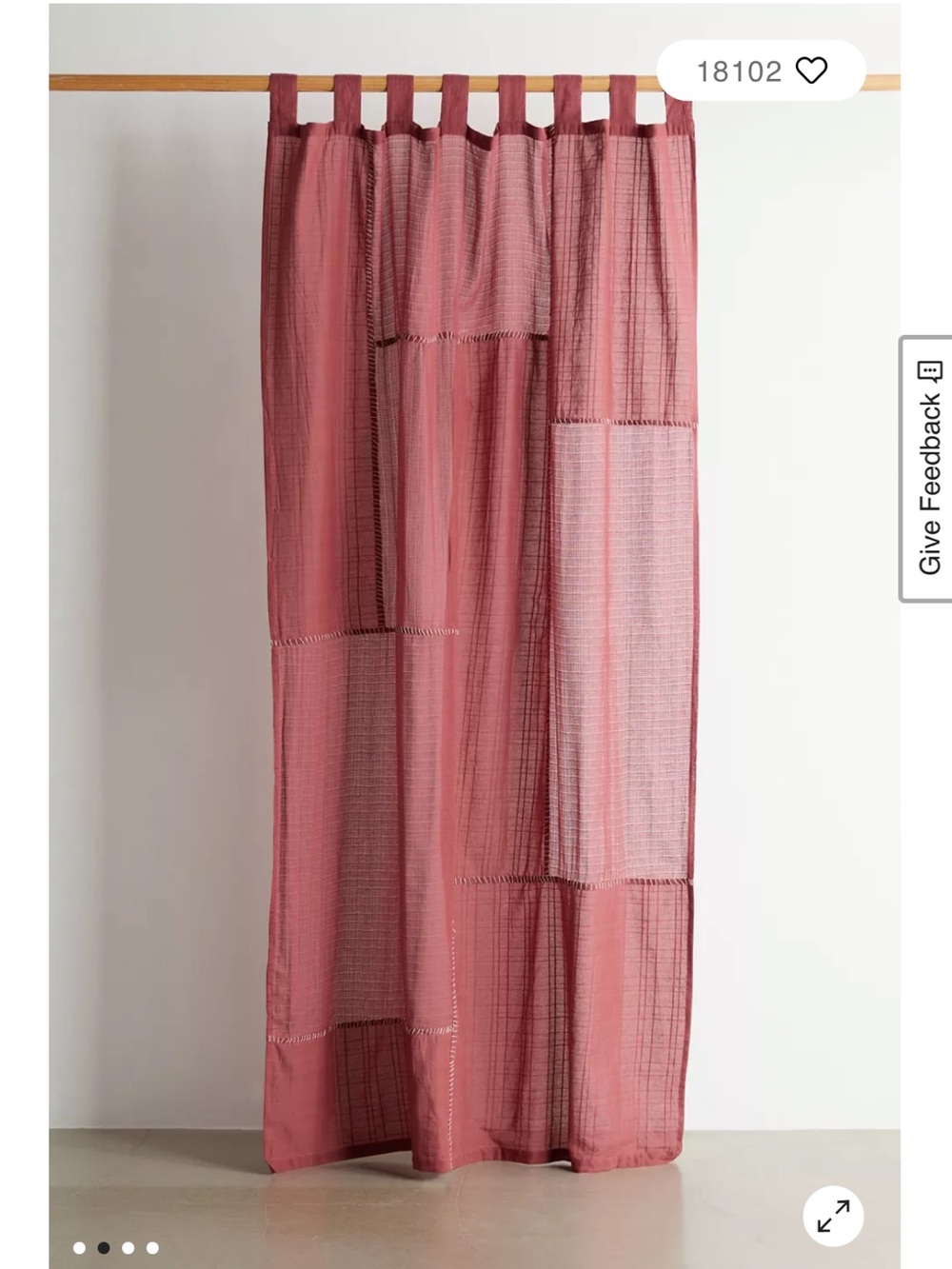 Urban Outfitters Chloe Gauze Curtains